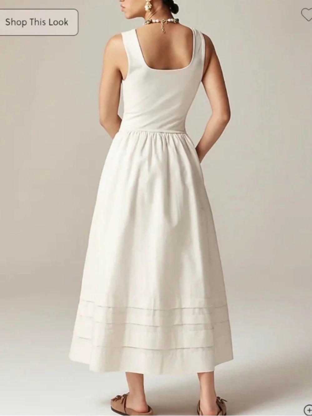J.Crew Drop Waist Mixy Dress